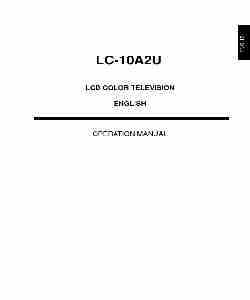 Sharp Flat Panel Television LC 10A2U-page_pdf